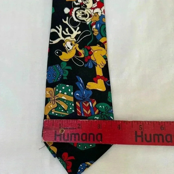 Vintage Disney Mickey Mouse Tie Mickey Unlimited Christmas Goofy Minnie Mouse - Picture 5 of 6
